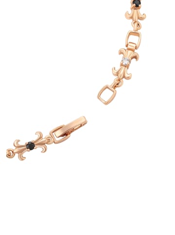 faina Women Crystal-Studded Bracelet in Rose Gold