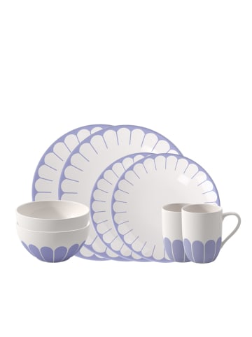 Villeroy & Boch Starter-Set 8tlg. Fleur bleu in blau