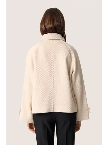 Soaked in Luxury Jacke SLAkeleje Gerade Passform in Oatmeal