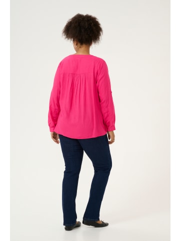 KAFFE curve Bluse langarm KCmille Loose fit in Raspberry