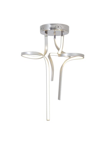 näve LED Deckenleuchte "LOOP LINE" in silber - EEK G