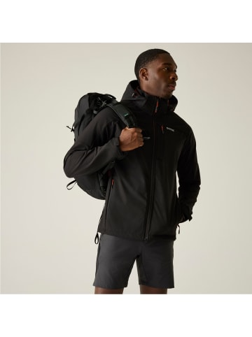 Regatta Arana mit abnehmbarer Kapuze Wasserabweisend in Schwarz