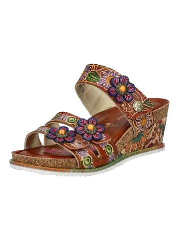 LAURA VITA Pantoletten in Camel