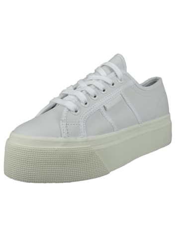 Superga Sneaker Tumbled weiß