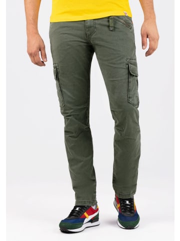 Timezone Cargo Denim Hose Regular Fit Stretch Jeans Regular BenTZ in Olive