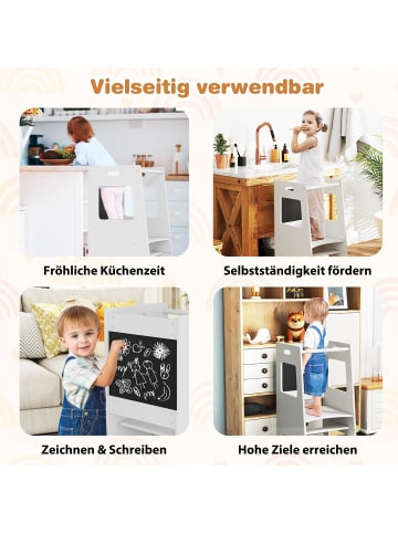 COSTWAY Lernturm ab 1 Jahr in Weiß
