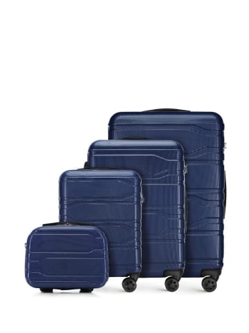 Wittchen 4tlg.KofferSet Trail Style Collection in Navyblue