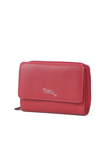 VARGU Echtleder Geldbörse NILA 1-A mono in red