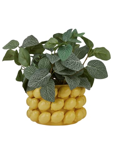 Butlers Blumentopf LEMON Zitronen in Gelb