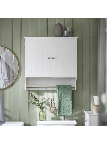SoBuy Wandschrank in Reinweiß - (W) 30 x (H) 60 x (L) 60 cm
