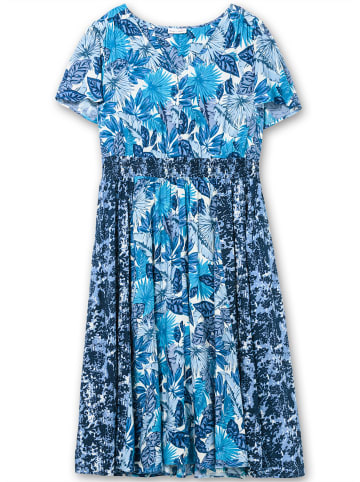 sheego by Joe Browns Druckkleid in blau gemustert
