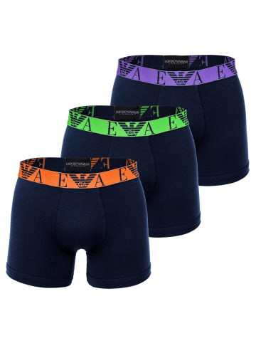 Emporio Armani Boxershort 3er Pack in Marine