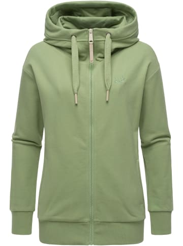 ragwear Sweatjacke Yodis Zip in Dusty Green