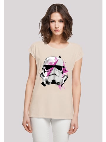 F4NT4STIC T-Shirt Star Wars Stormtrooper Sketch in Whitesand