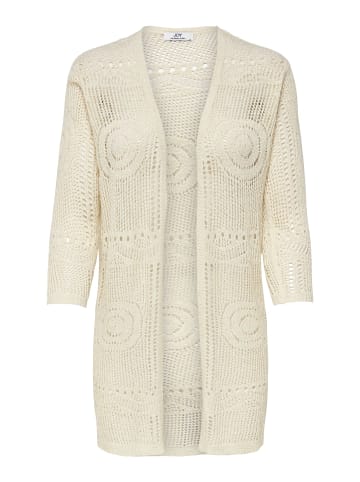 JACQUELINE de YONG Strickjacke V-Ausschnitt 3/4 Arm in Gelb