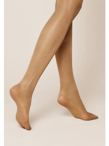 Kunert Feinstrumpfhose Satin Look 20 transparent glänzend in Cashmere