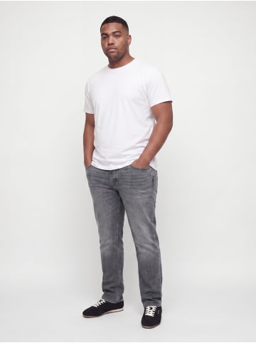 JACK & JONES PLUS Tapered Fit Jeans in Grey Denim