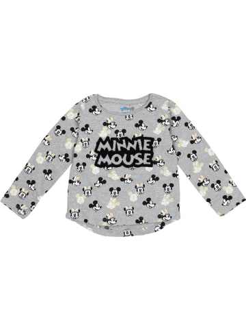 Disney Langarmshirt Mickey & Minnie in grau