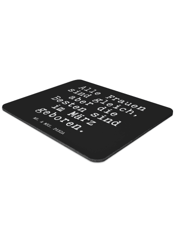Mr. & Mrs. Panda Mauspad Alle Frauen sind gleich,... mit Spruch in Schwarz