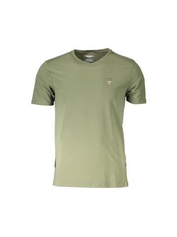 Aeronautica Militare Grün Herren T-Shirt aus Baumwolle