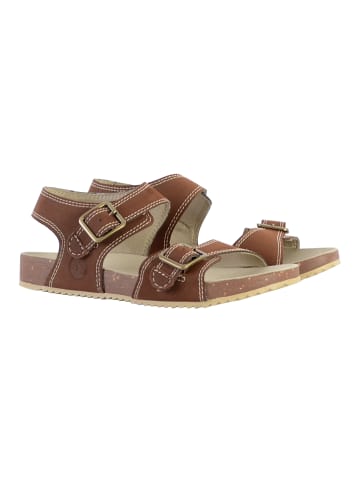 Timberland Flache Sandale mit Riemchen Juniors Castle Island Blackstrap Braun