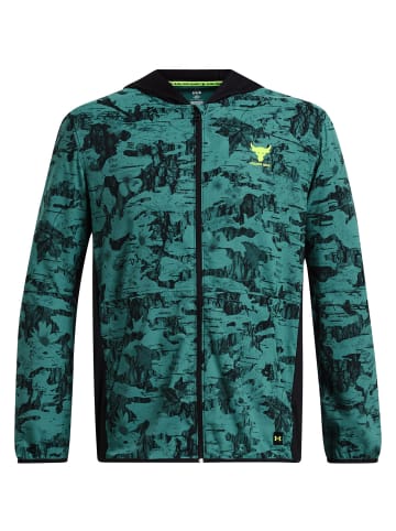 Under Armour Trainingsjacke Projekt Rock in hydro teal-black-high-vis yellow