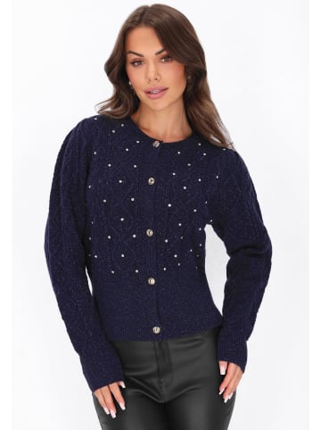 faina Women Cardigan in navy
