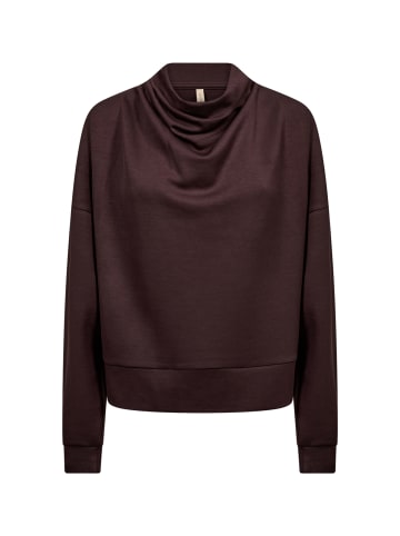 soyaconcept SC-BANU 351 Bluse mit locker fallendem Ausschnitt in Chocolate Plum
