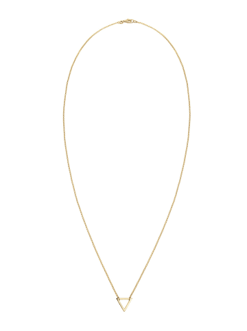 Elli Halskette 925 Sterling Silber Dreieck, Geo in Gold