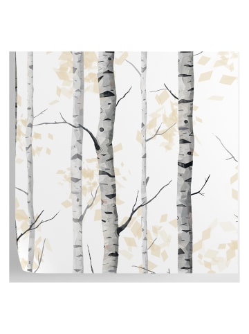 WALLPAPERS4BEGINNERS Tapete Birke in Schwarz - (W) 200 × (L) 280 cm