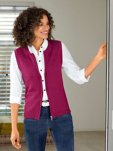 WITT WEIDEN Strickweste in fuchsia