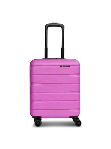 Franky Munich 4.0 4 Rollen Kabinentrolley S 53 cm mit Dehnfalte in pink dull