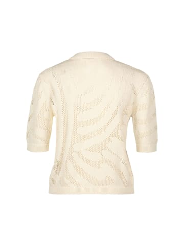 Zero  Strickjacke gehäckelt Knopfleiste in Eggnog