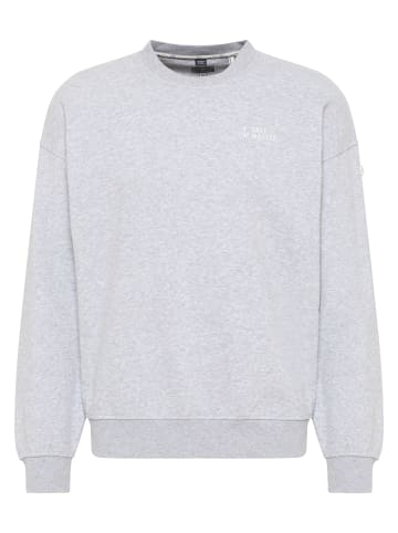 DreiMaster Maritim Sweatshirt in Hellgrau Melange