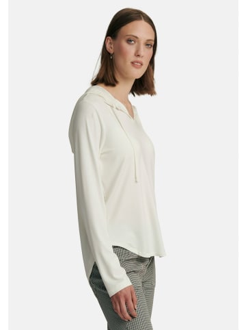 PETER HAHN Langarmshirt viscose in offwhite