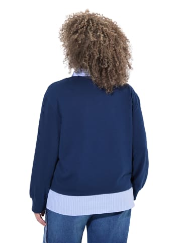 Ulla Popken Sweatshirt in tintenblau