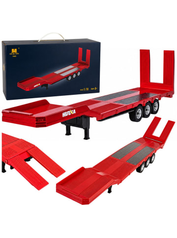 Wisam® Tieflader für Scania 770S Huina Rot 1:18