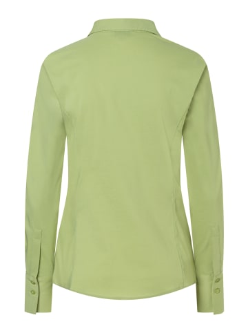 More & More feminine, schmale Basic-Stretchbluse in pistachio