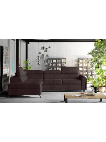 MF Design Katara Recamiere Links in Braun -  (L) 265 x (B) 265 x (H) 92 cm
