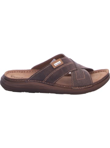 Fischer Markenschuh Pantolette in braun