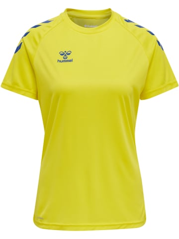 Hummel Hummel T-Shirt Hmlcore Multisport Damen Feuchtigkeitsabsorbierenden in BLAZING YELLOW/TRUE BLUE