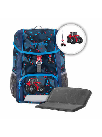 Step by Step Kinderrucksack KID "Tractor Freddy" 3-tlg. in Blau