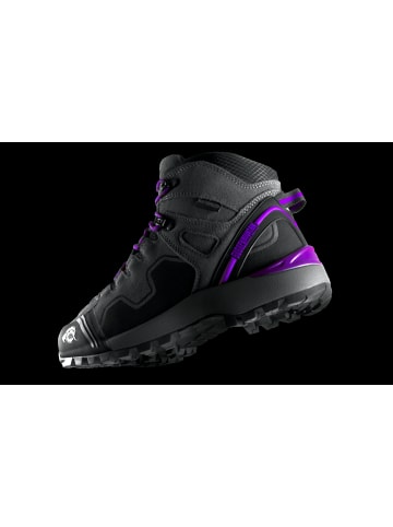 GUGGEN MOUNTAIN Wanderstiefel Widder in Grau-Lila