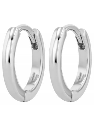 Adeliás Damen Creolen aus 925 Silber in silber