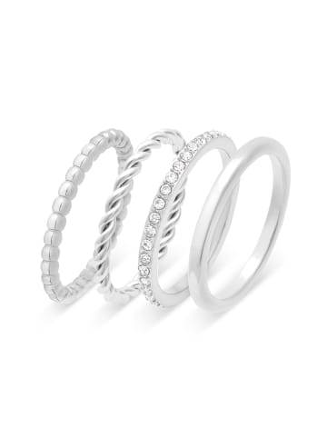 s.Oliver Ring Timeless Spark in silber