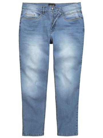 Men Plus Jeanshose in bleached denim