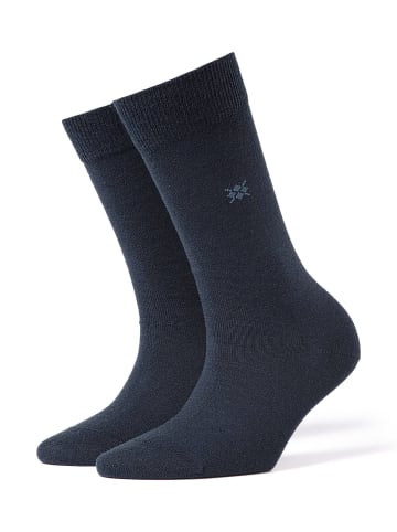 Burlington Businesssocken Bloomsbury in Blau