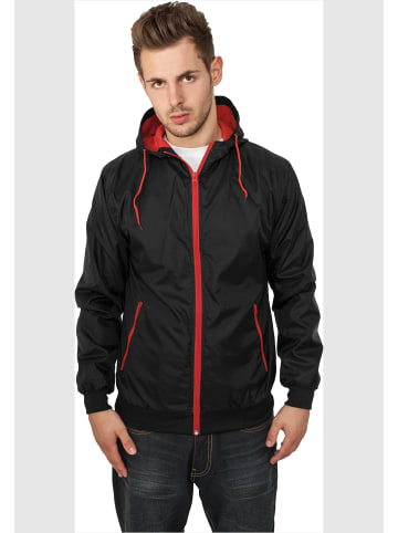 Urban Classics Urban Classics Herren Contrast Windrunner in blk/red