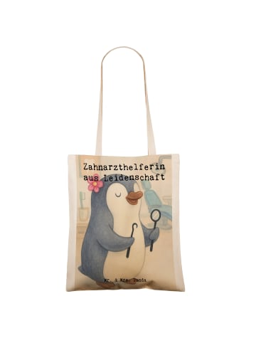Mr. & Mrs. Panda Henkeltasche Zahnarzthelferin Leidenschaft Desi... in Weiß