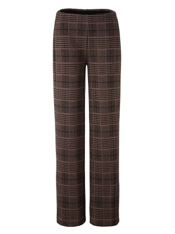 Aniston CASUAL Schlupfhose in schwarz-beige-rot